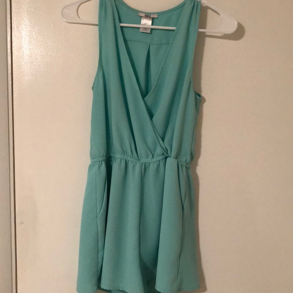 Aqua blue romper👗 - Picture 3 of 4